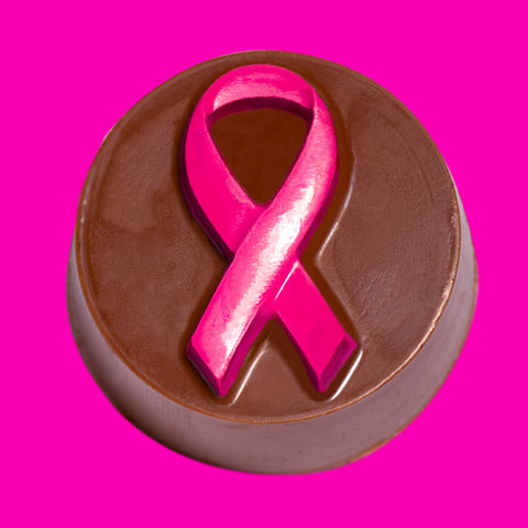 We're Aware & We Care!  Breast Cancer Awareness Cookie