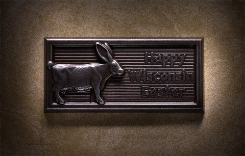 Happy Wisconsin Easter Chocolate Bar