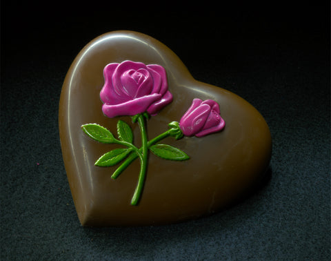 Heart with Two Roses