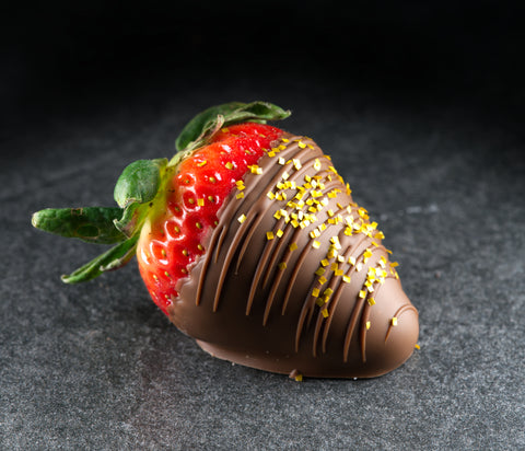 Chocolate Dipped Long Stem Strawberries - available In Store and Pick Up Only