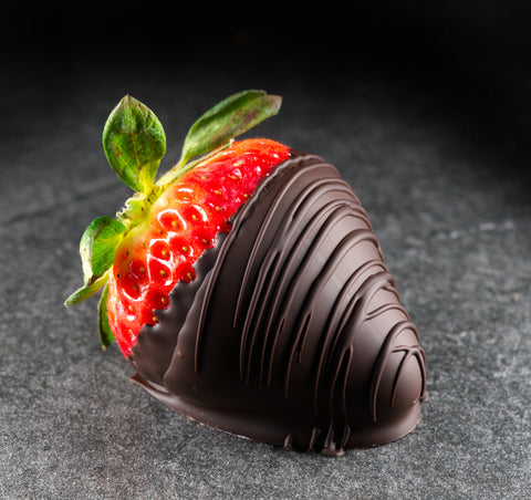 Chocolate Dipped Long Stem Strawberries - available In Store and Pick Up Only